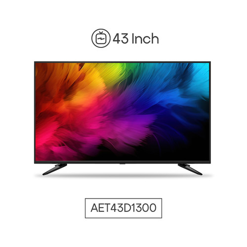 تلويزيون ال ای دی 43 اینچ مدل AET43D1300 يورو پلاس