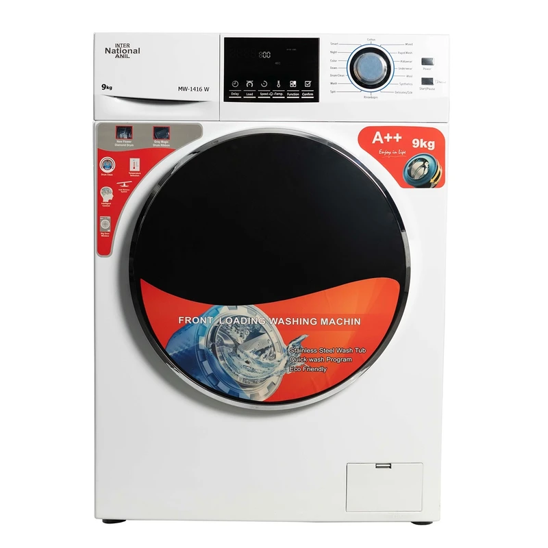 ماشین لباسشویی اتوماتیک 9 کیلویی مدل MW-1416 اینترناسیونال انیل